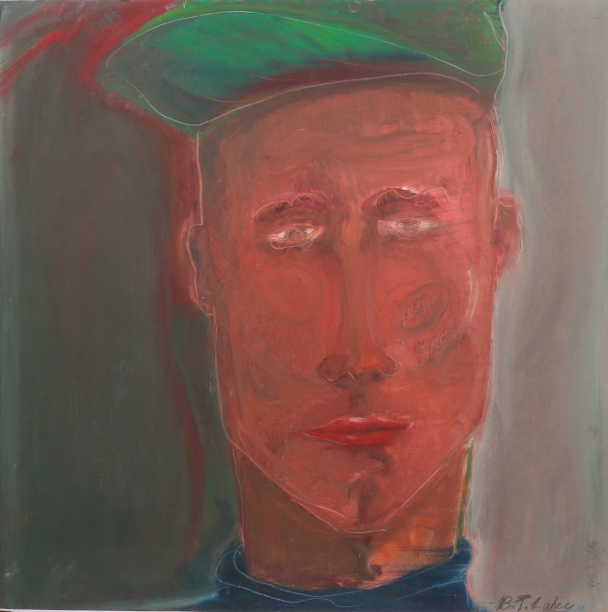 Title Unknown Self Portrait by Brian Lahey 