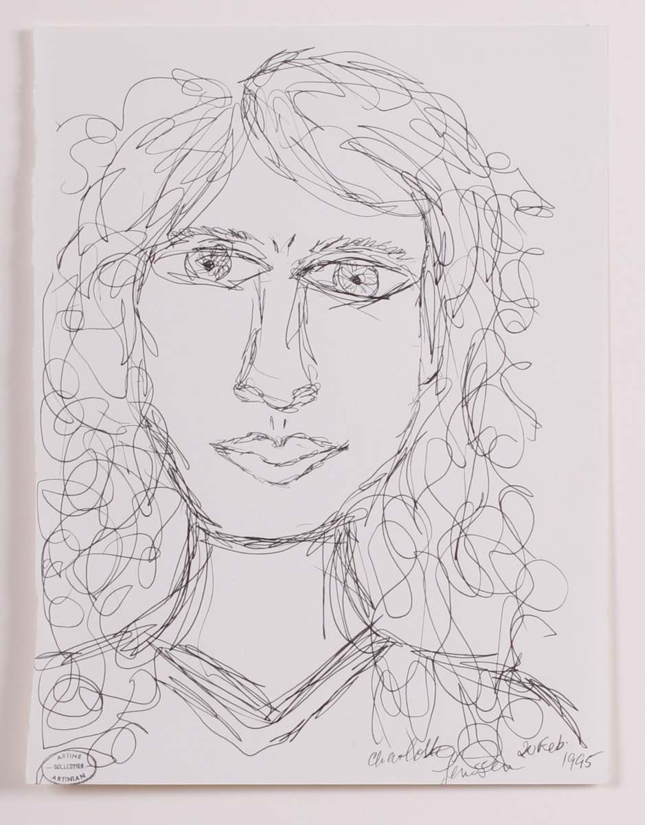 Title Unknown Self Portrait by Charlotte Lensson 