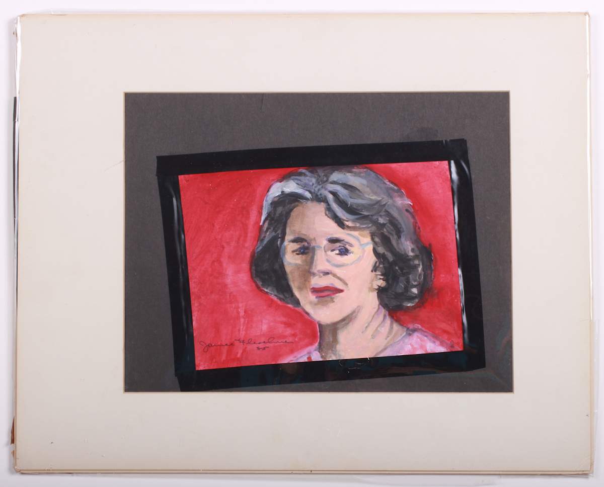 Title Unknown Self Portrait by Janice Fleschner 