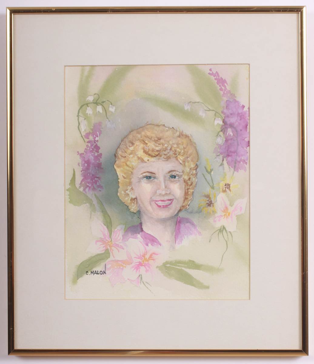 Title Unknown Self Portrait by Carol Malon 