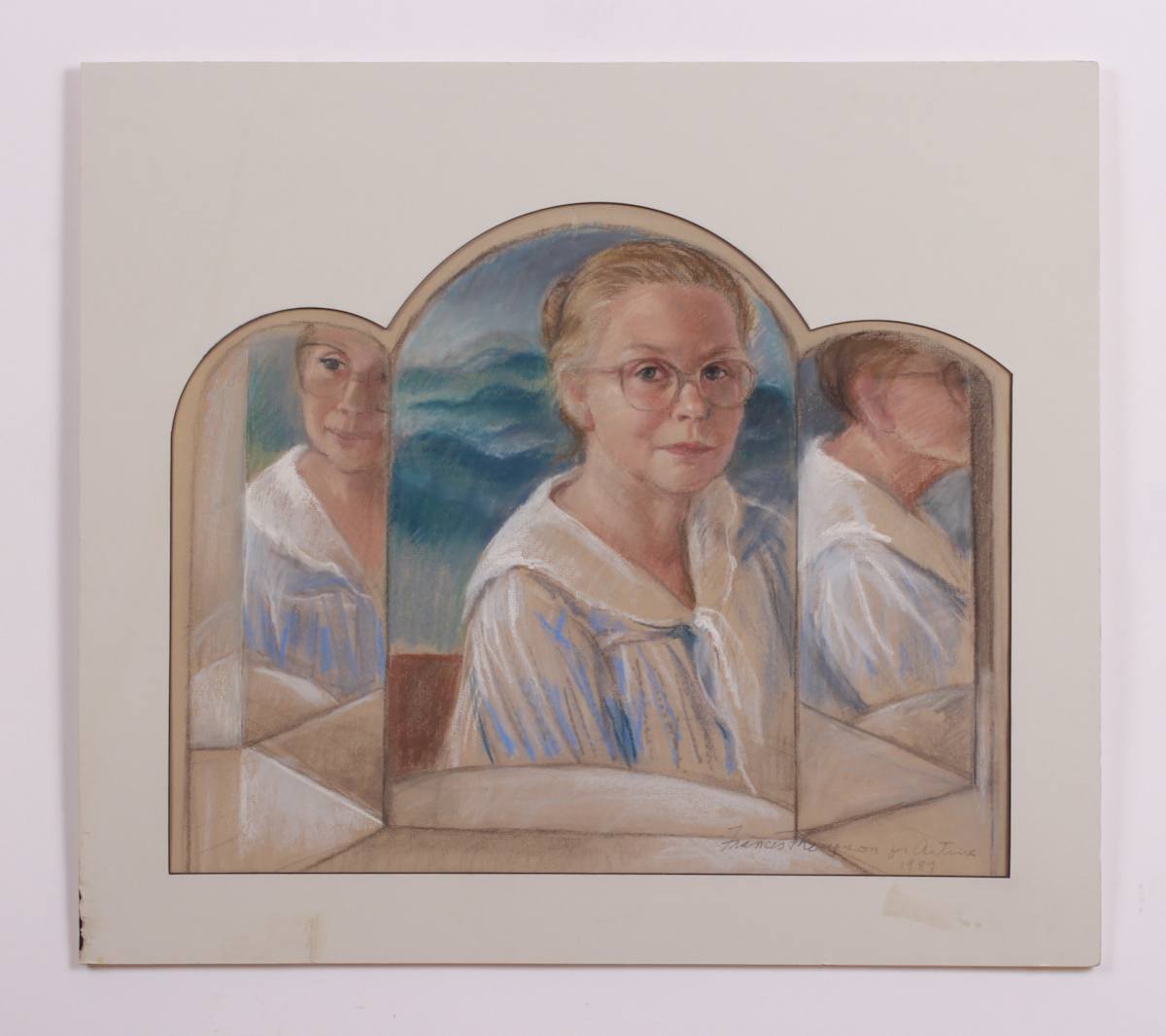 Title Unknown Self Portrait by Frances Thompson 