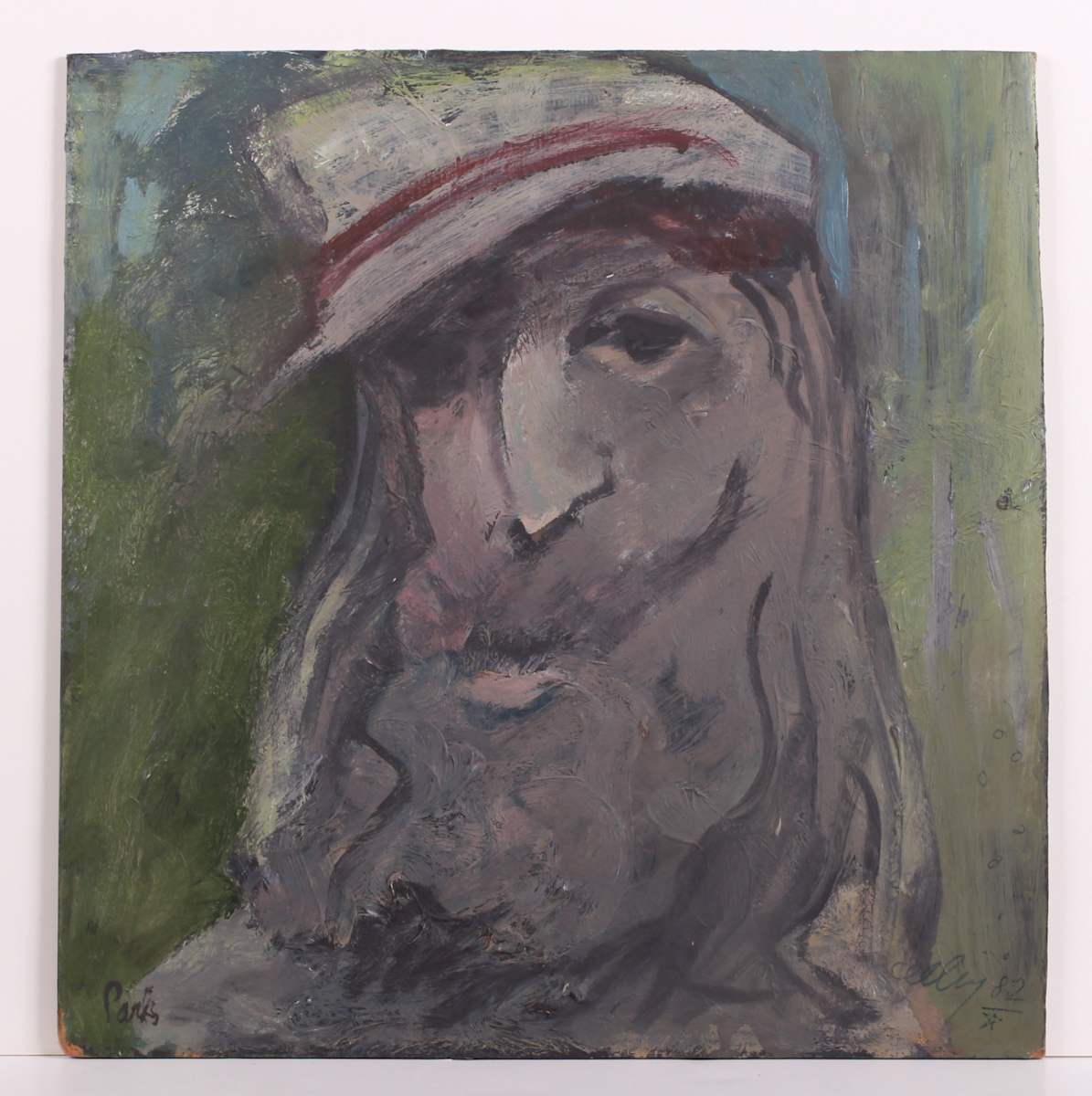 Title Unknown Self Portrait by Harvey Cellini Parks 