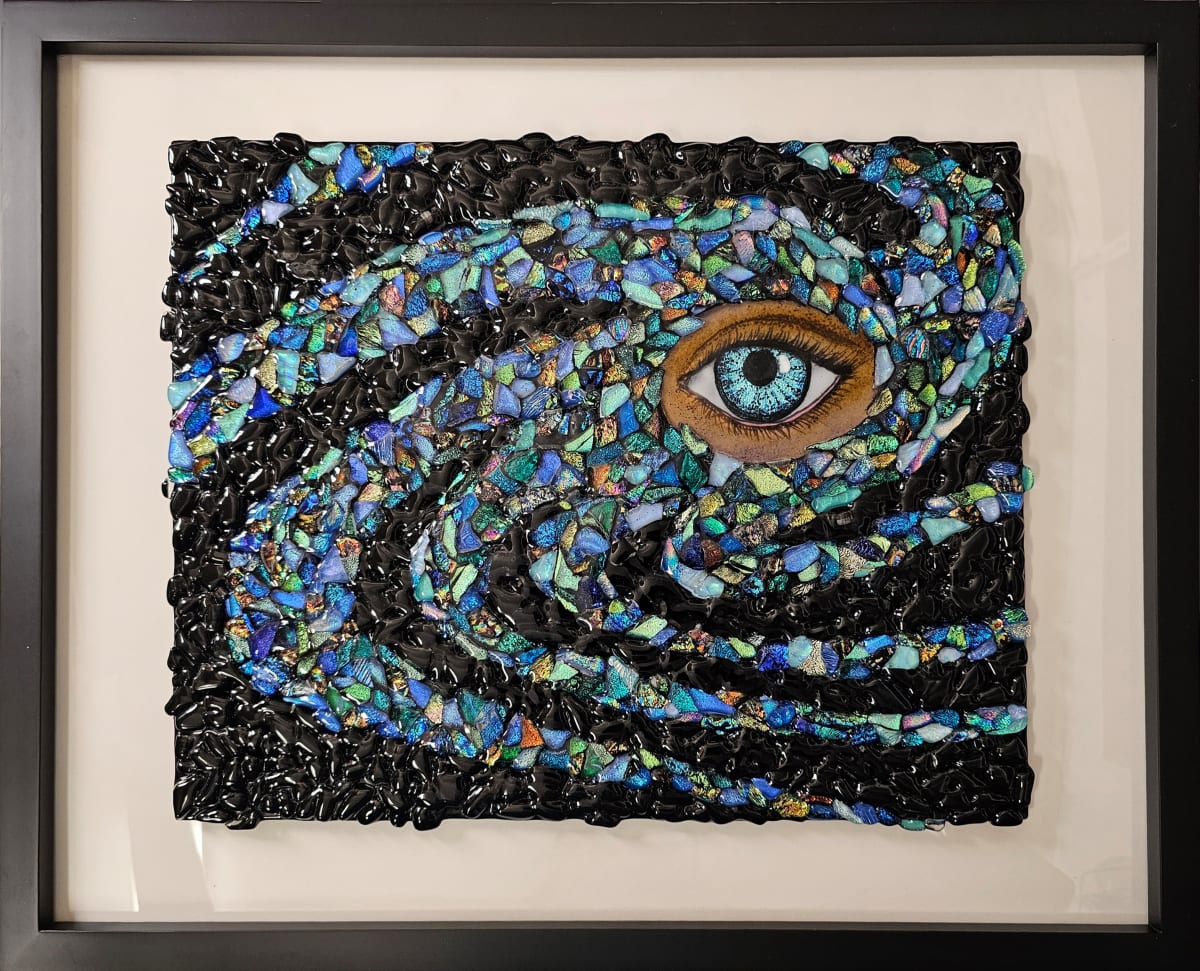 The eye is the portal to the soul by Karen Thrasher 