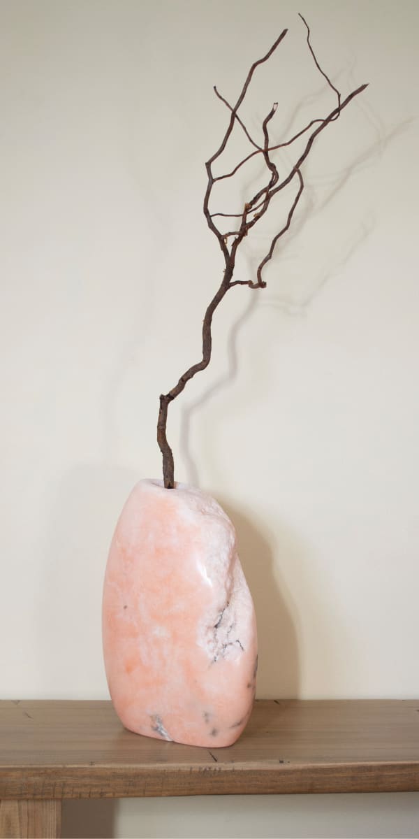 Pink Waterfall Vase by Owen David 