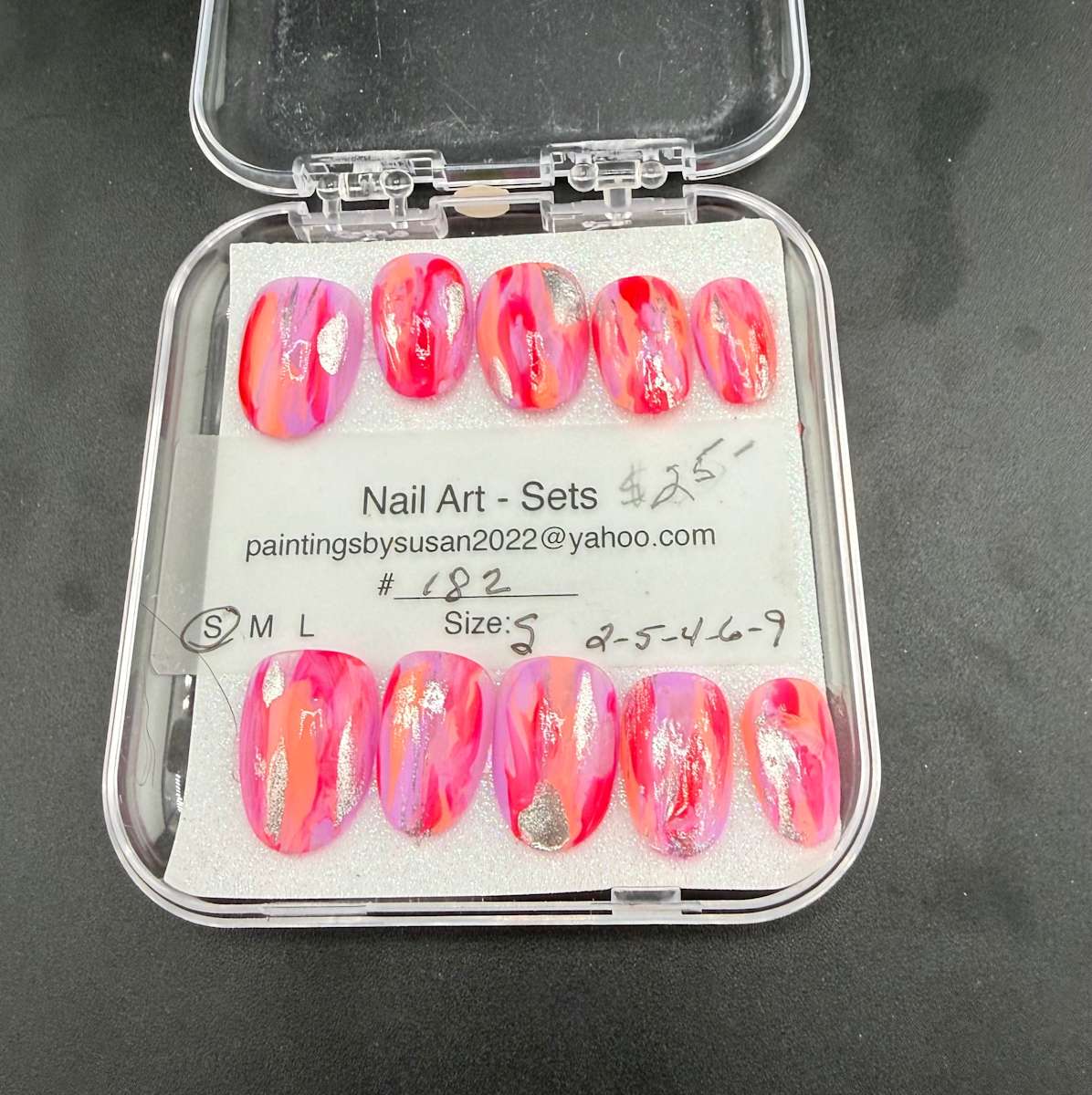 Nail Art -182 by Susan Reich 