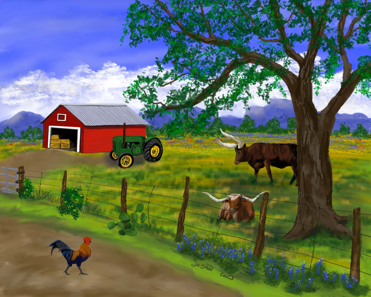 Peaceful Afternoon by Susan Reich  Image: Peaceful Afternoon 