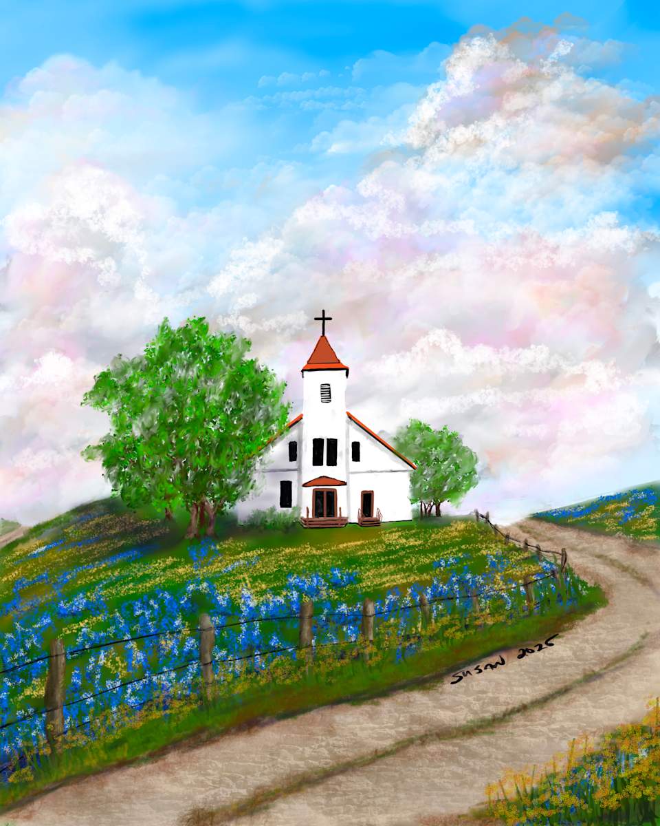 Church on the Hill by Susan Reich, Image 4.