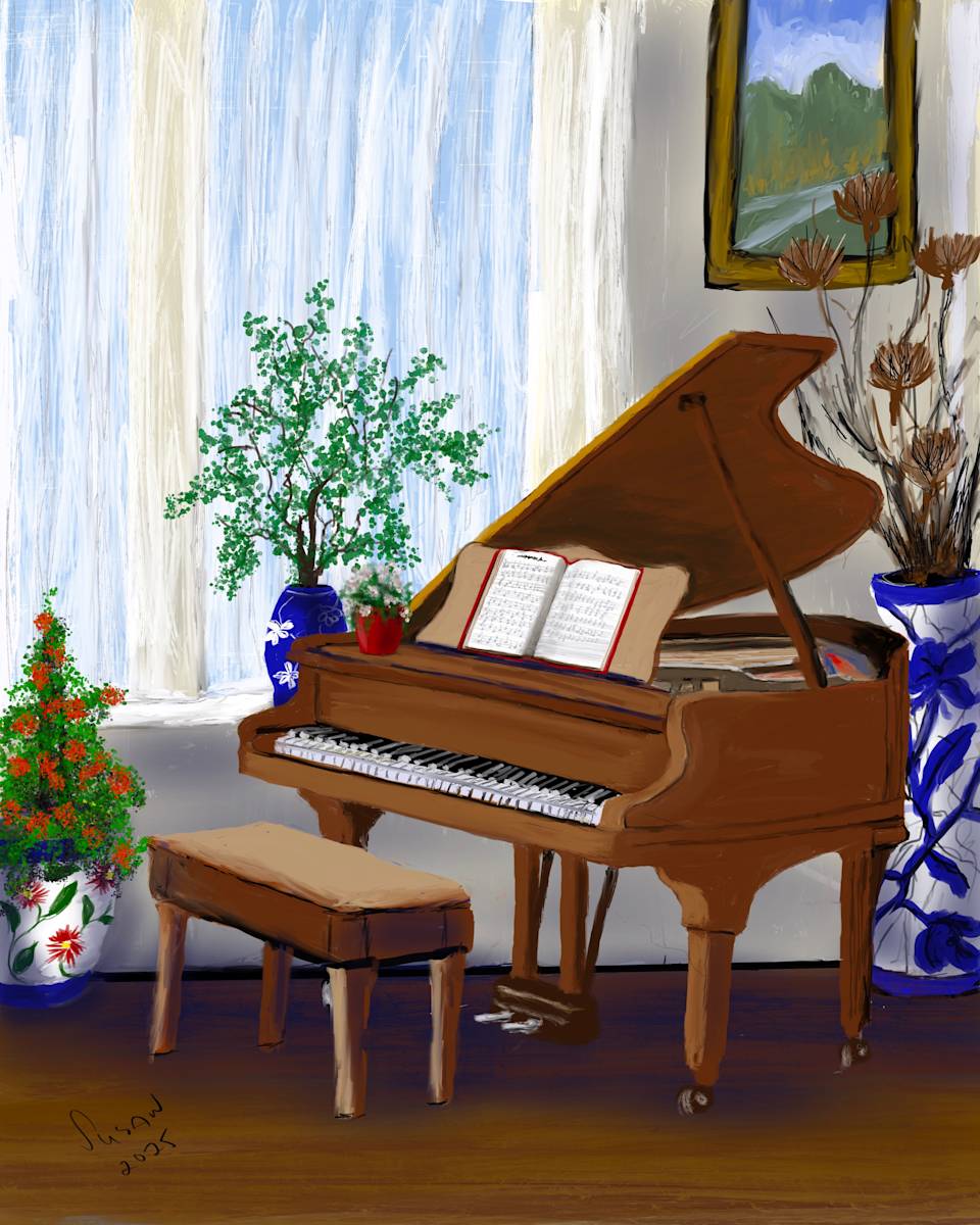 Peggy’s Piano by Susan Reich, Image 1.