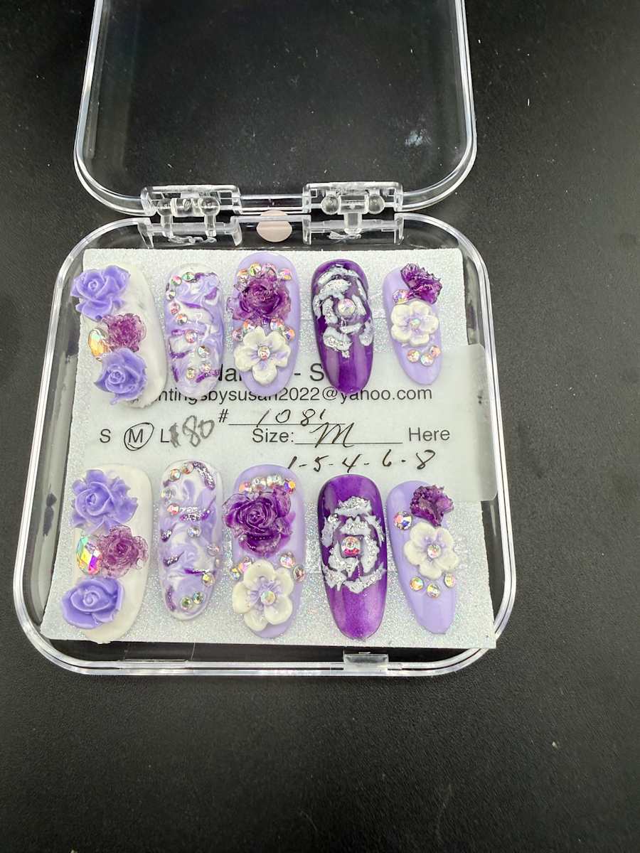 Nail Art -1081 by Susan Reich, Image 2.