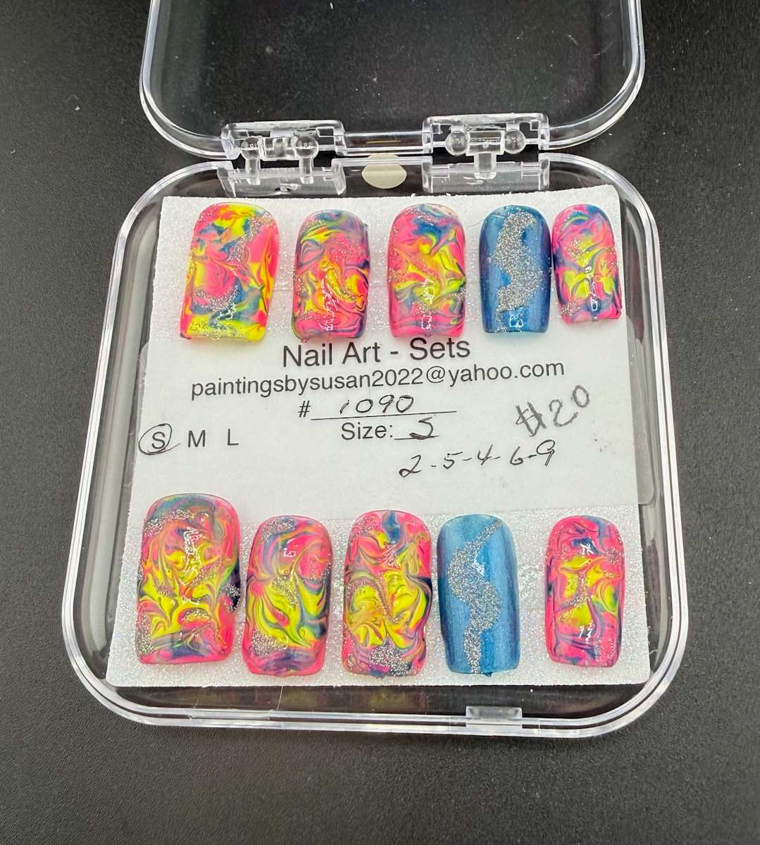 Nail Art -1090 by Susan Reich, Image 1.