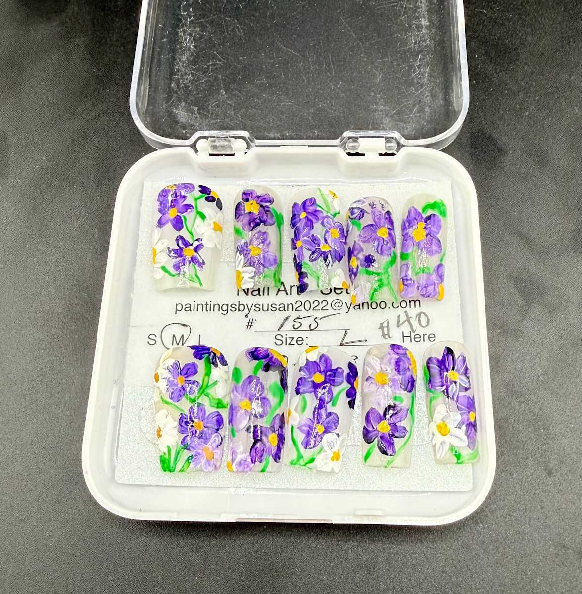 Nail Art -155 by Susan Reich 