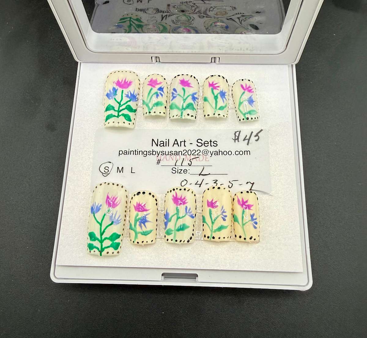 Nail Art -115 by Susan Reich 