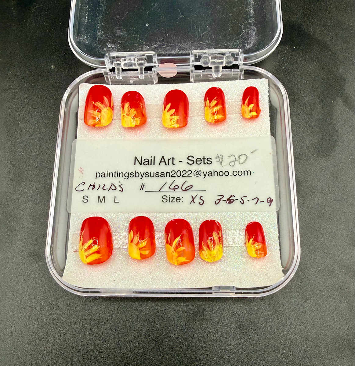 Nail Art -166 by Susan Reich 