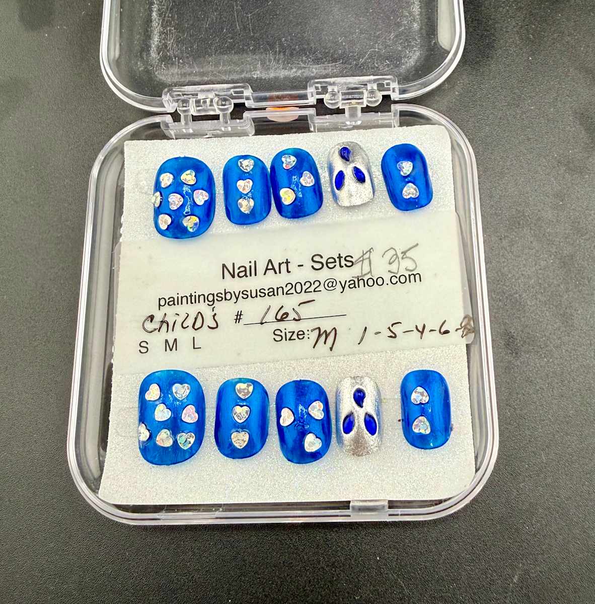 Nail Art -165 by Susan Reich 