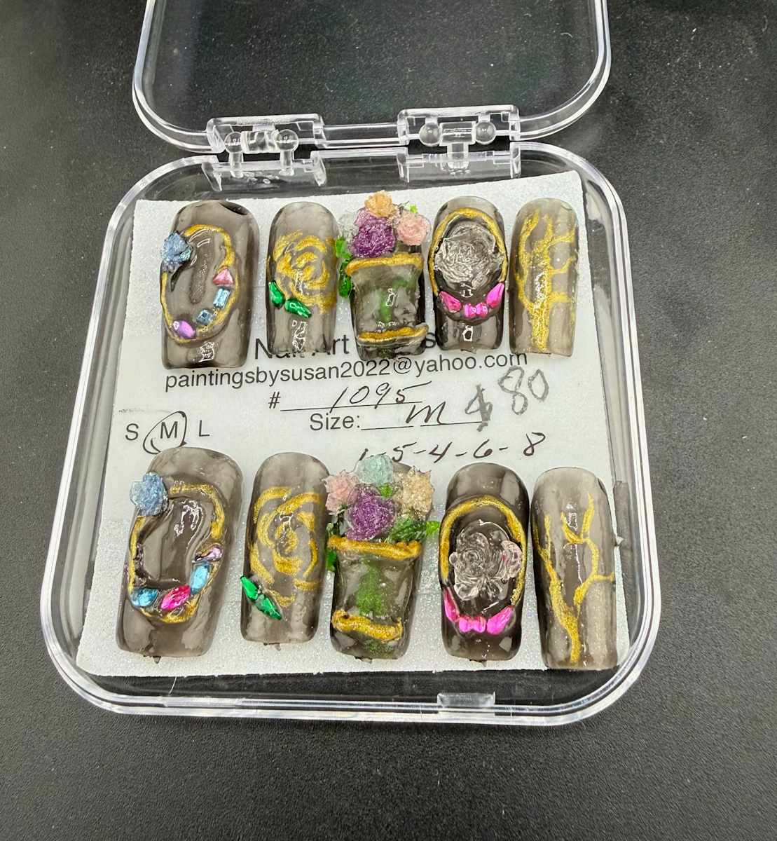 Nail Art -1095 by Susan Reich, Image 3.