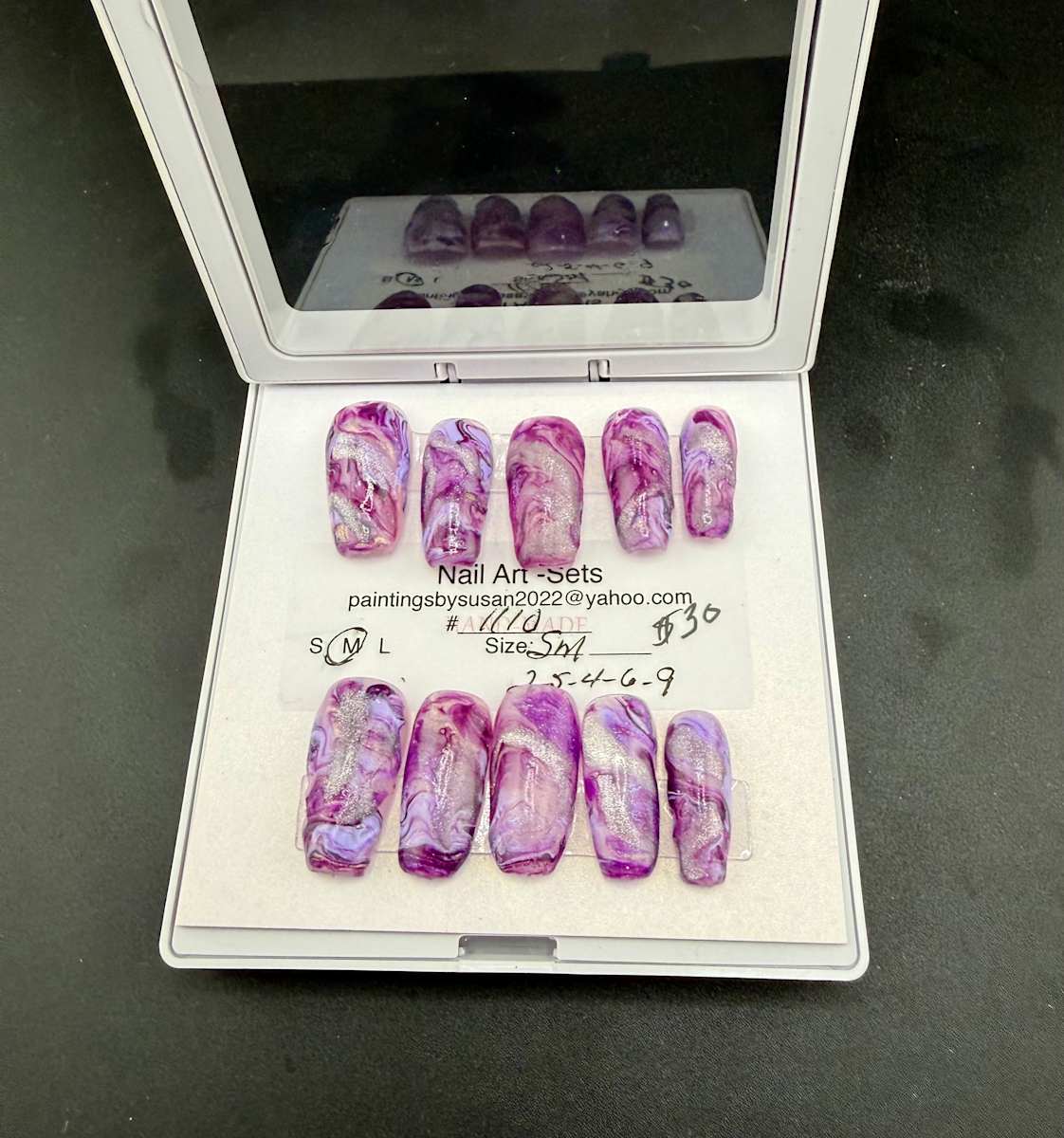Nail Art -1110 by Susan Reich, Image 2.