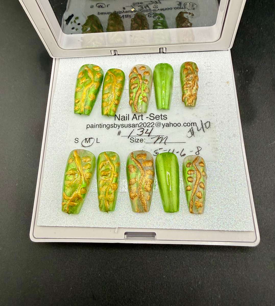 Nail Art -134 by Susan Reich 