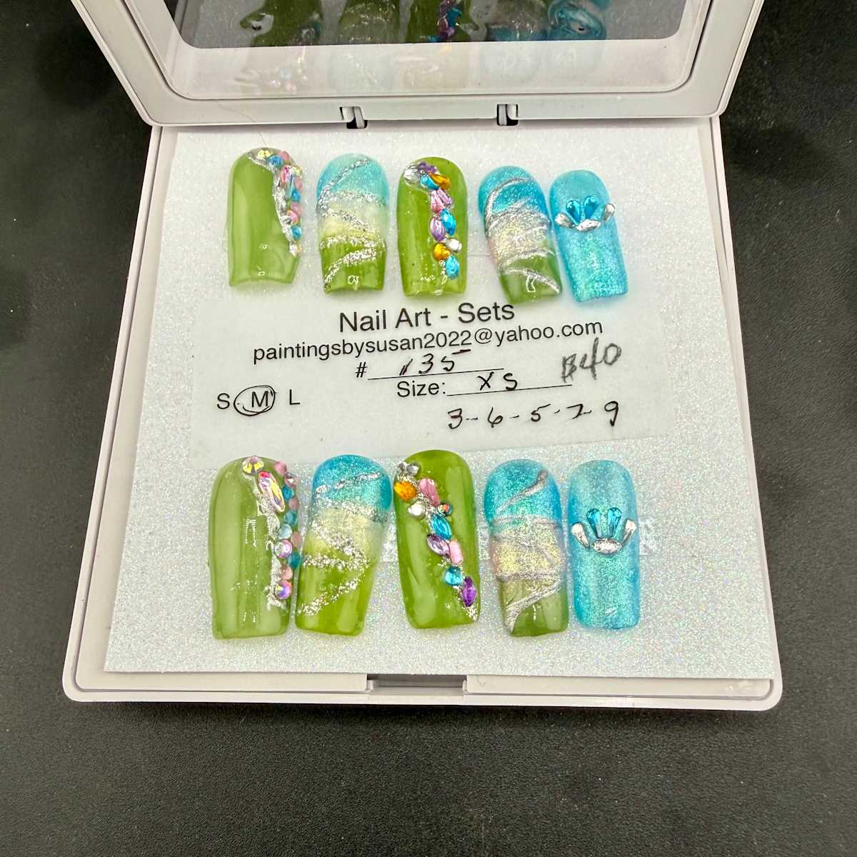 Nail Art -135 by Susan Reich 