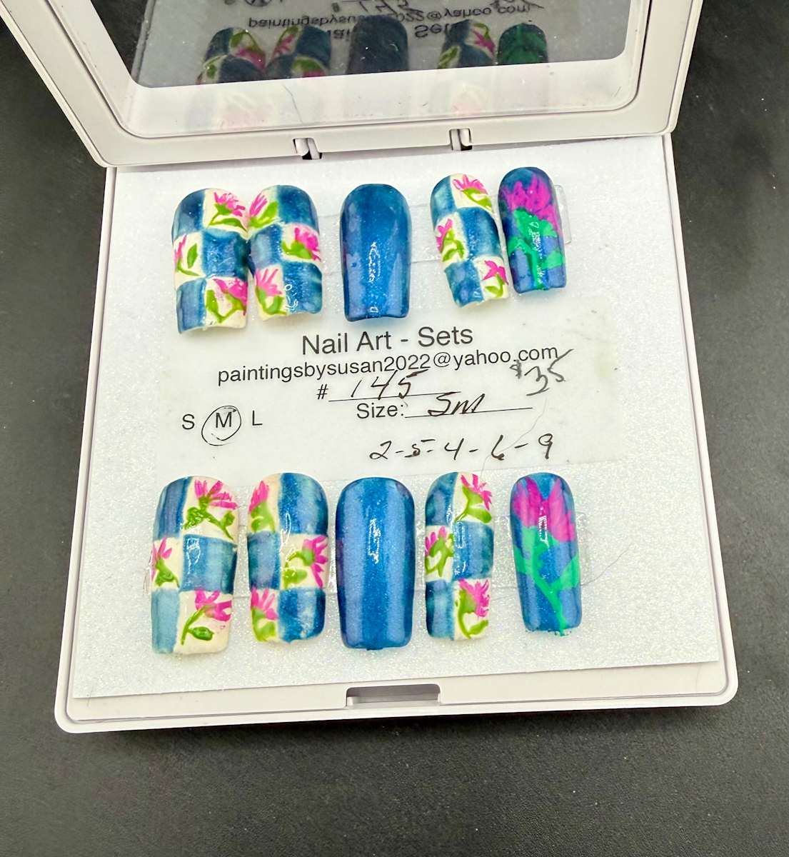 Nail Art -145 by Susan Reich 