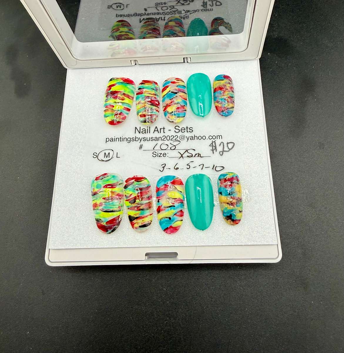 Nail Art  -108 by Susan Reich 