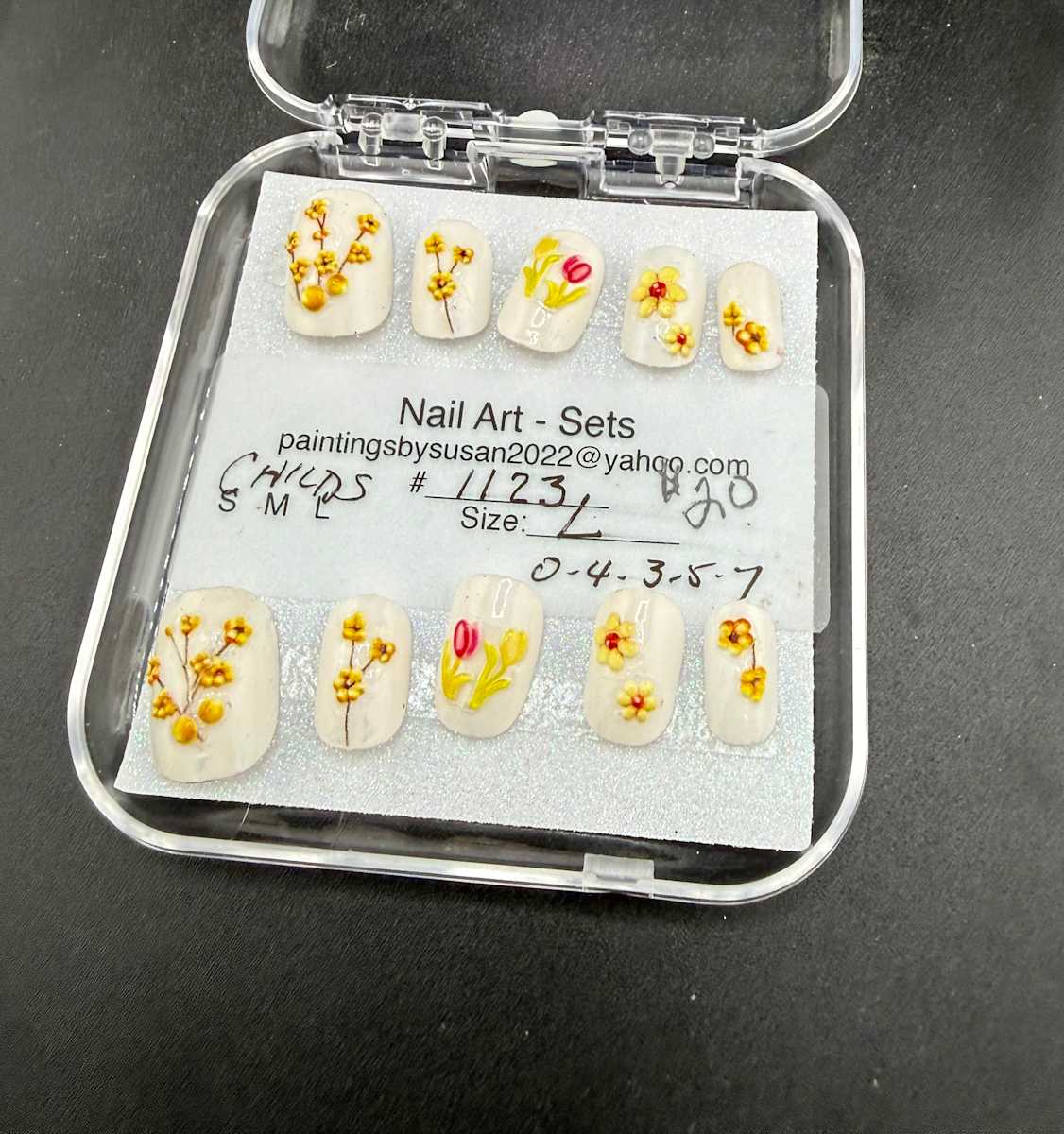 Nail Art -1123 by Susan Reich, Image 3.