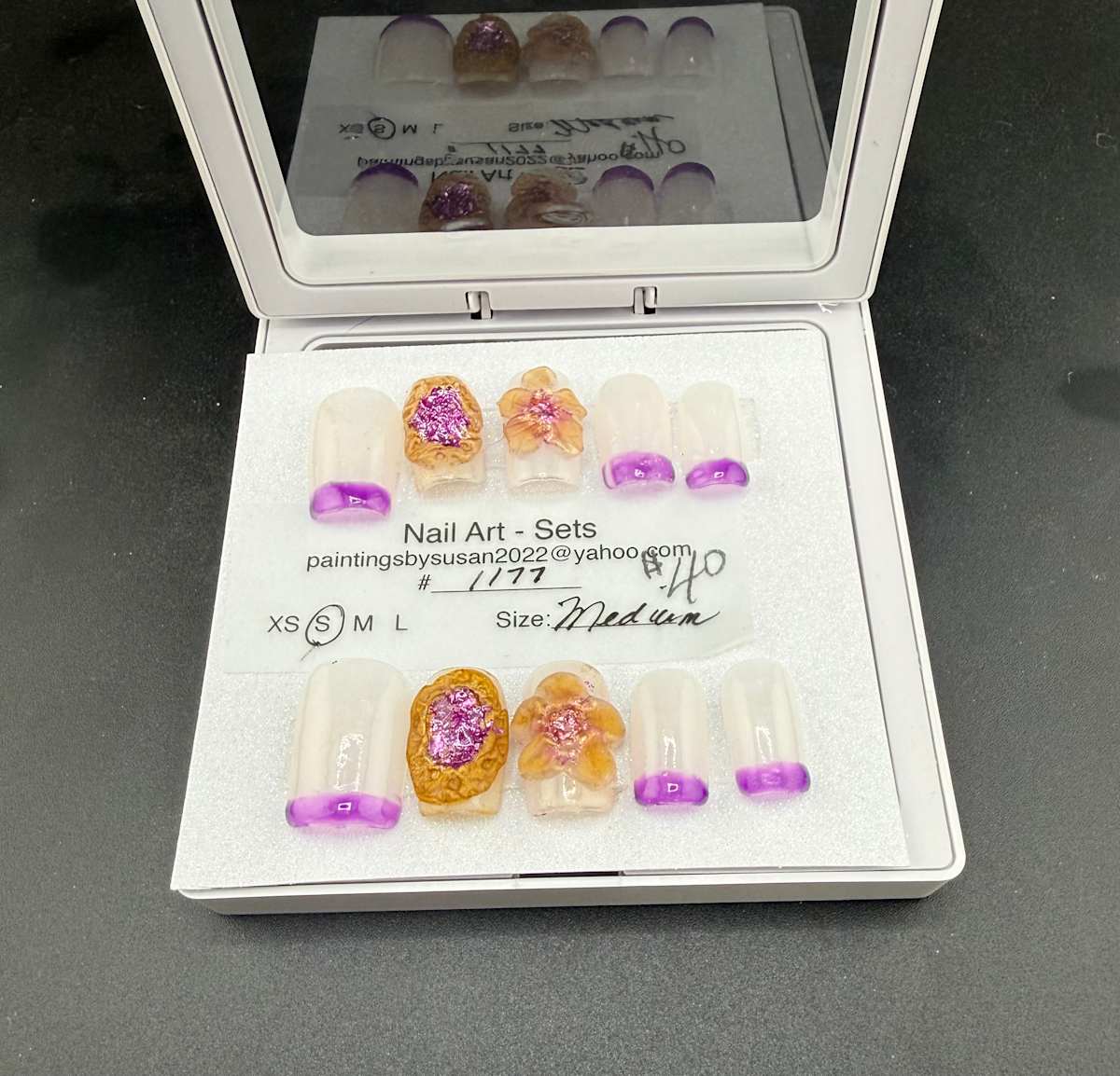 Nail Art -1177 by Susan Reich, Image 1.