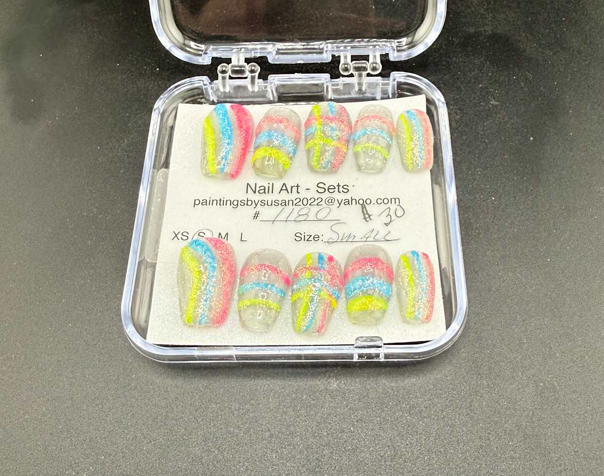 Nail Art -1180 by Susan Reich, Image 2.