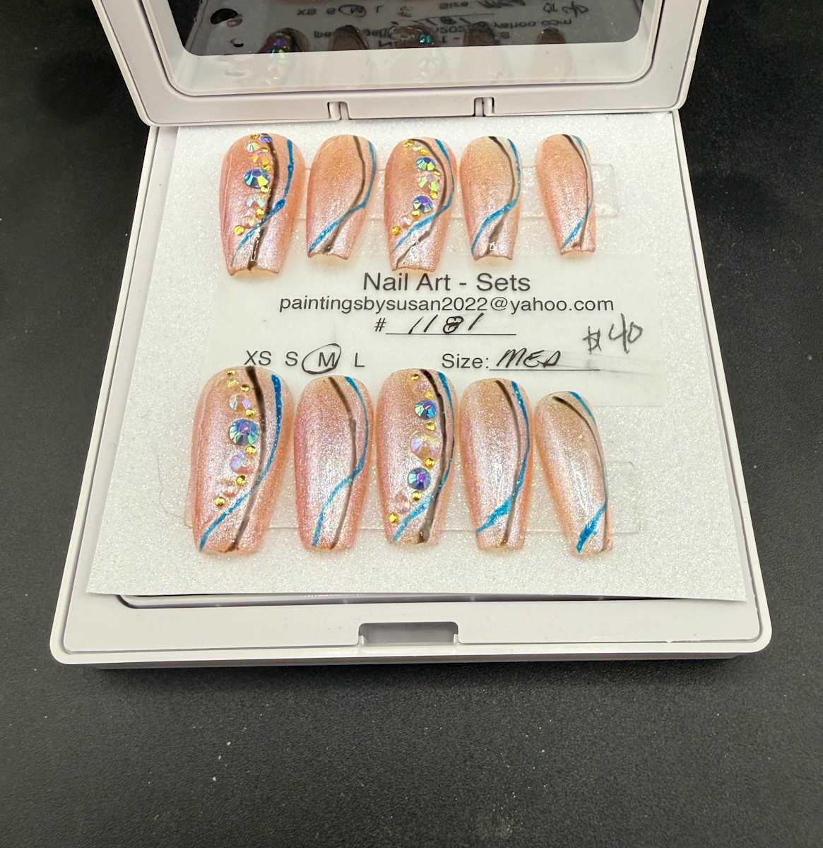 Nail Art -1181 by Susan Reich, Image 2.