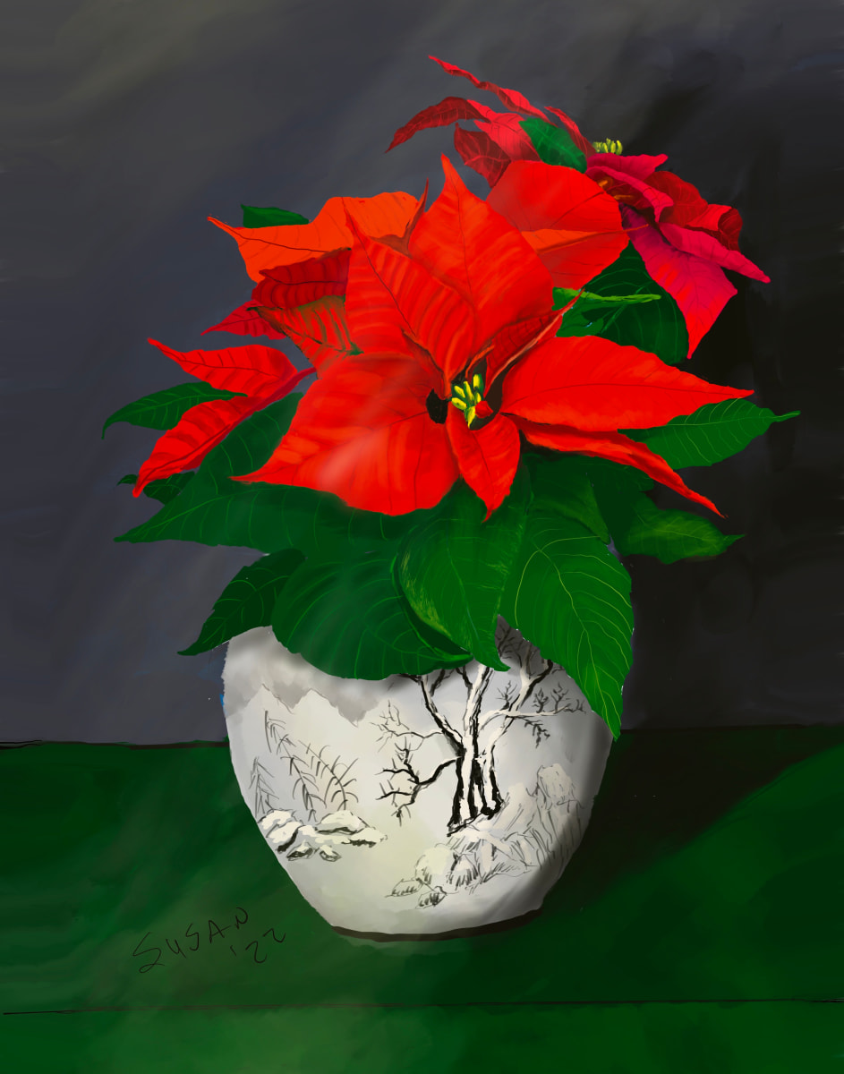Poinsettia by Susan Reich 