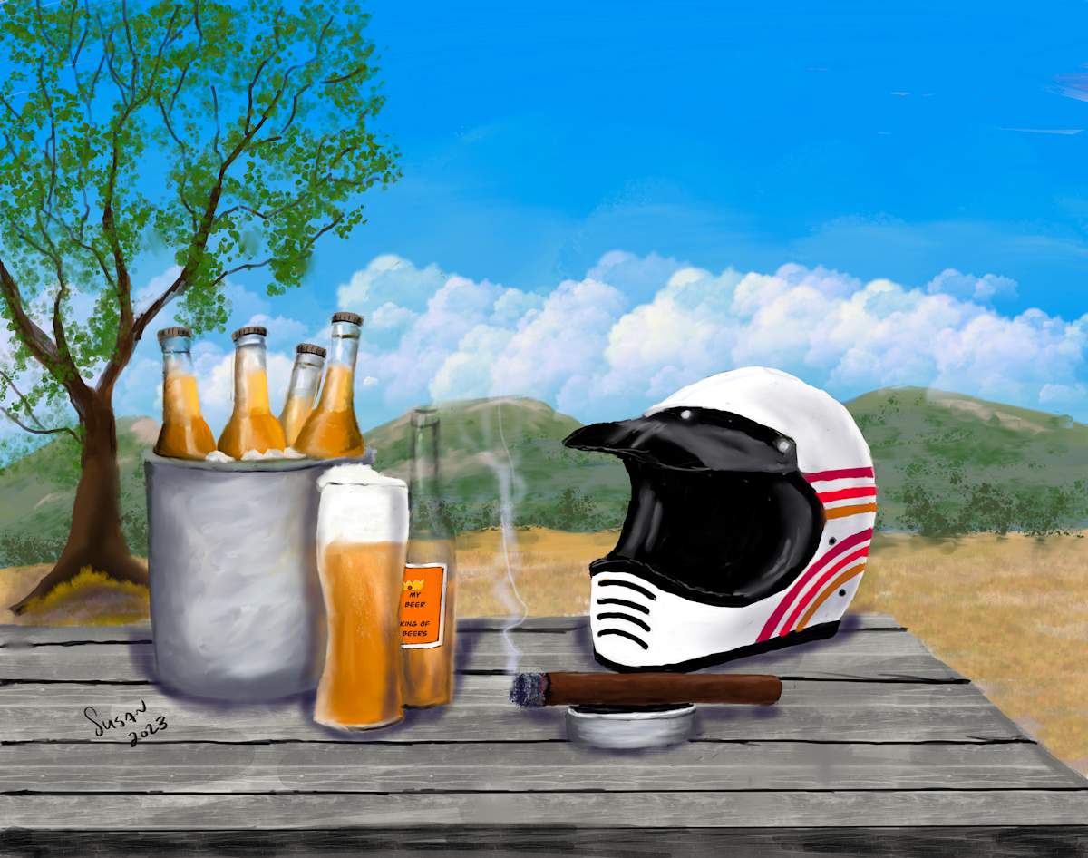 After the Ride by Susan Reich, Image 1.