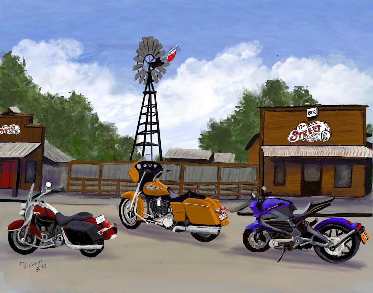 Bikes on 11th Street by Susan Reich, Image 1.