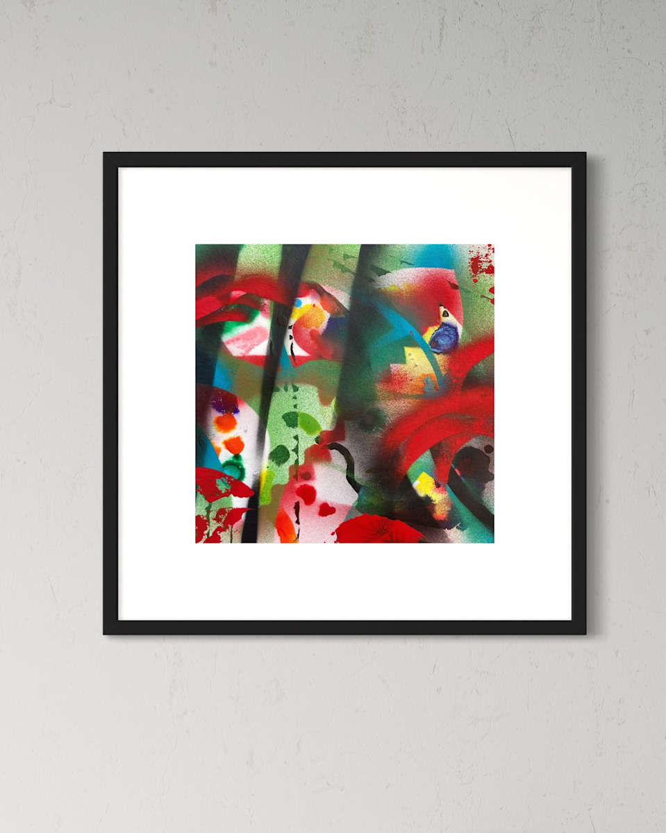 Flow moment - Perroquet by Ulrike Haupt 
