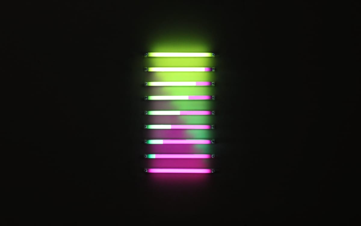 2 Folds (Purple Green) by James Clar, Image 2.