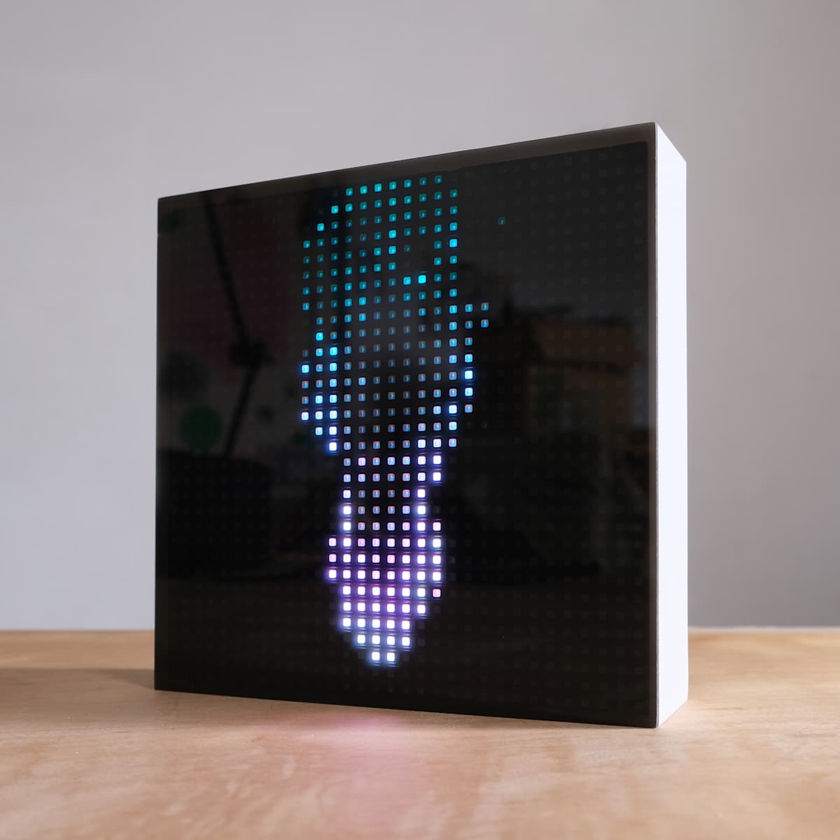 Control of the Night (LED Matrix/Generative Flame) by James Clar, Image 1.