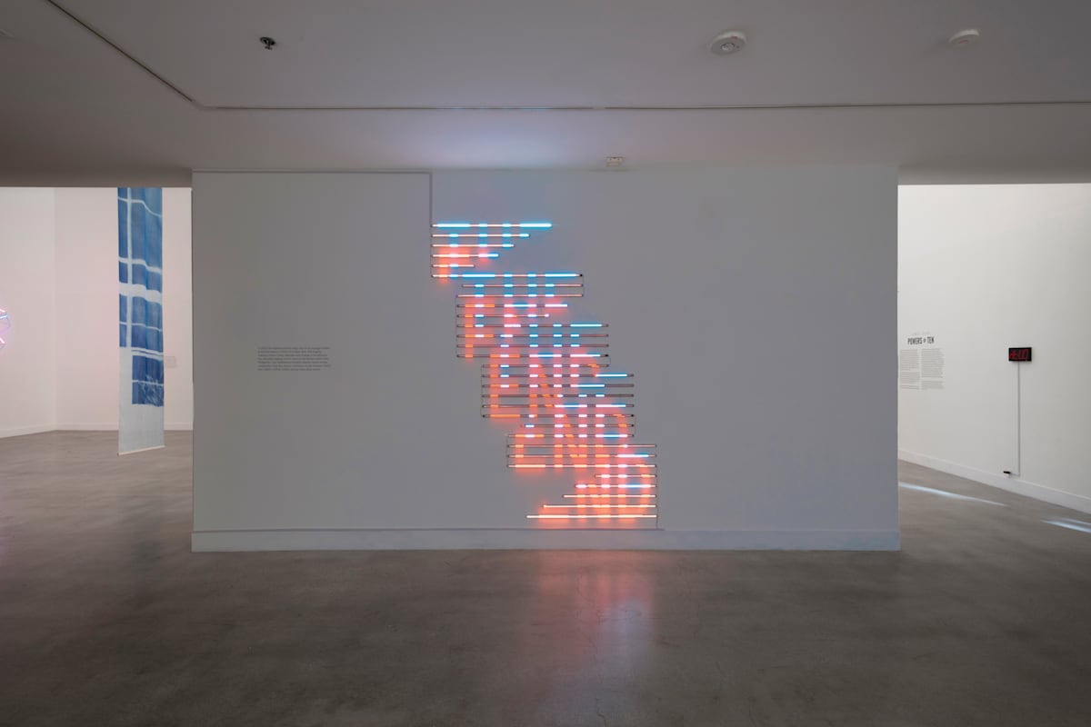 THEEN_HEEND_EEND by James Clar  Image: Exhibited at Frederick R. Weisman Museum of Art at Pepperdine University, Los Angeles, California, 2025
