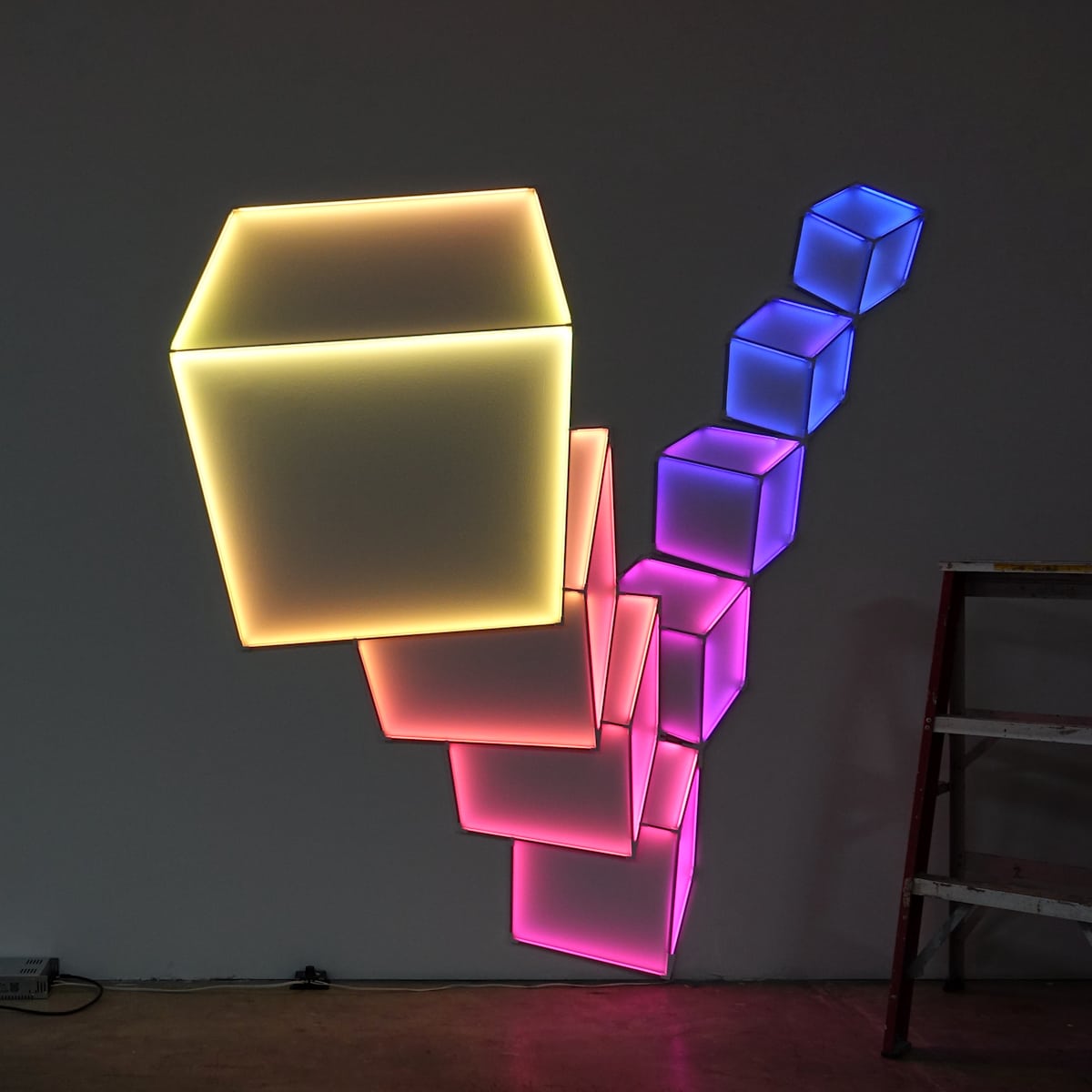 Bouncing Cube by James Clar, Image 1.