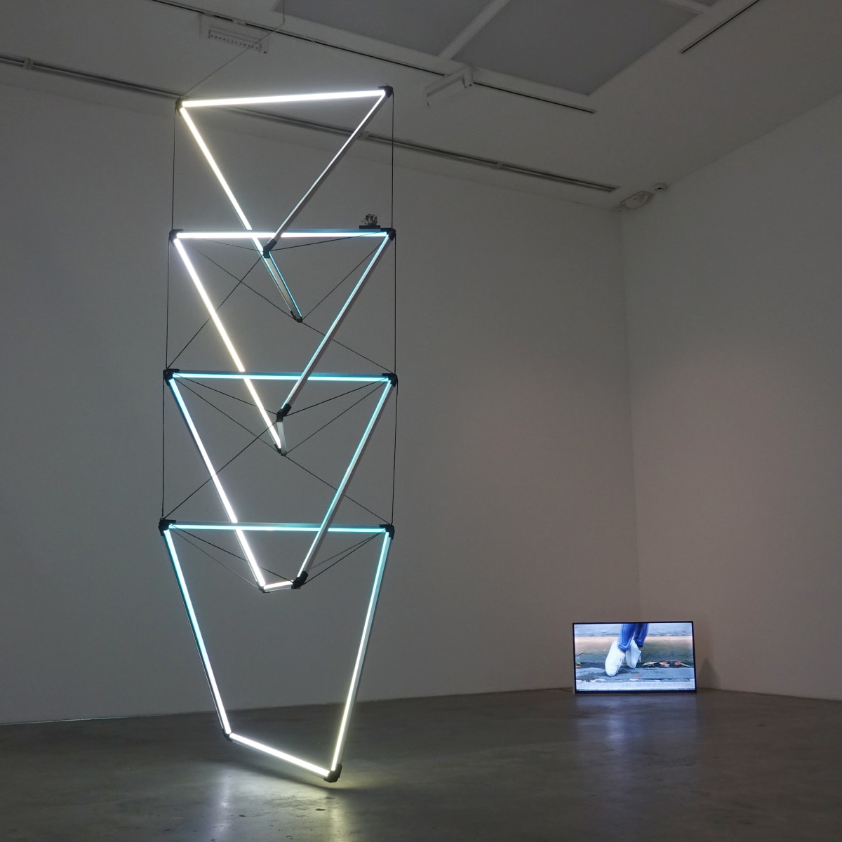 Sun Prism (Hanging Tensegrity) by James Clar, Image 2.