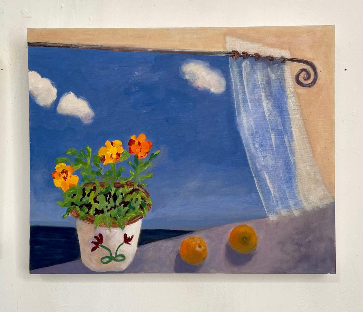 Marigolds and Oranges by Chrissie Richards 