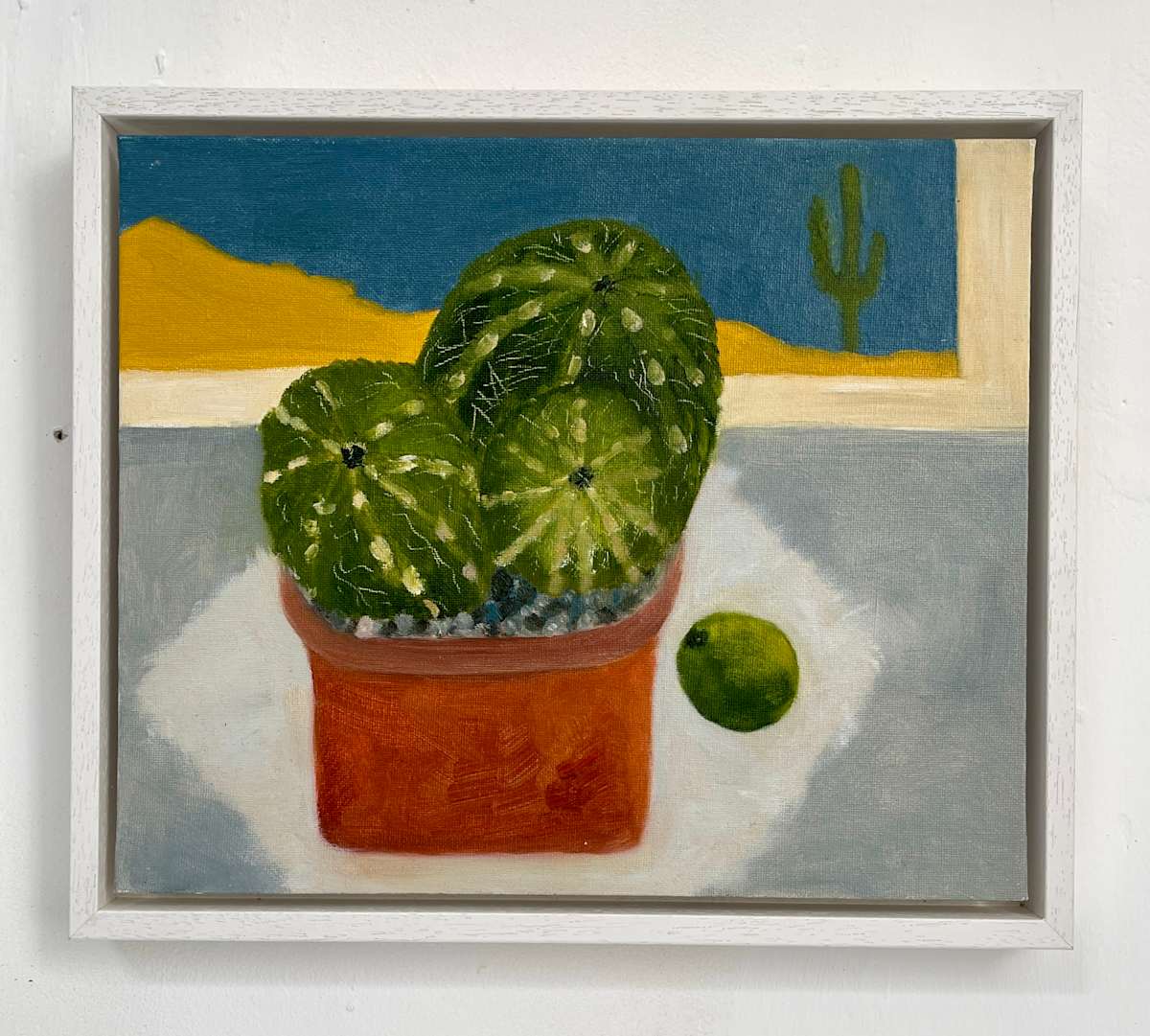Cacti and Lime by Chrissie Richards 