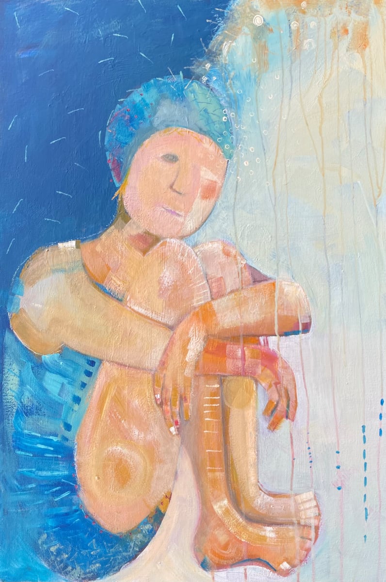 The Reluctant Swimmer by Chrissie Richards, Image 1.