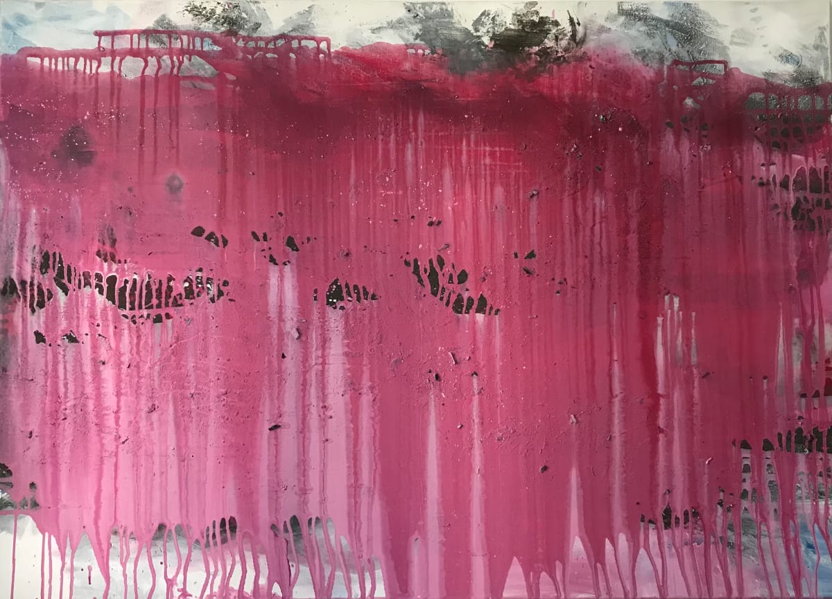 Pink Abstraction by Margret Trimborn 