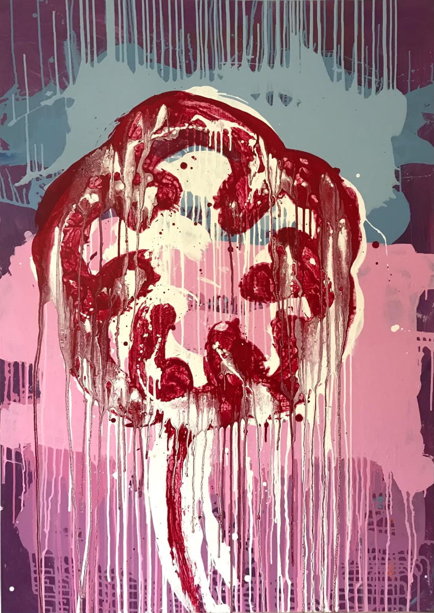 Hommage à Cy Twombly #1 by Margret Trimborn 