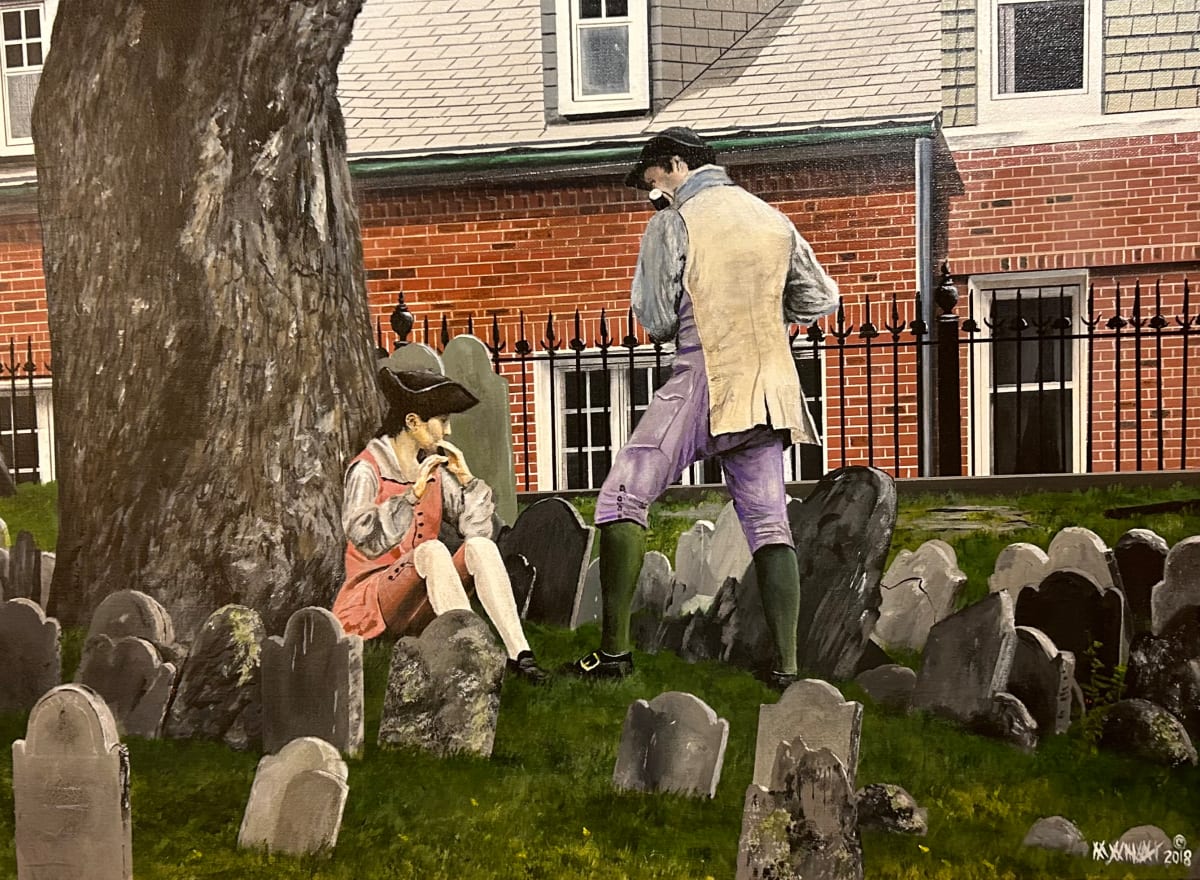 Pipers on Copps Hill by Marc Winnat 