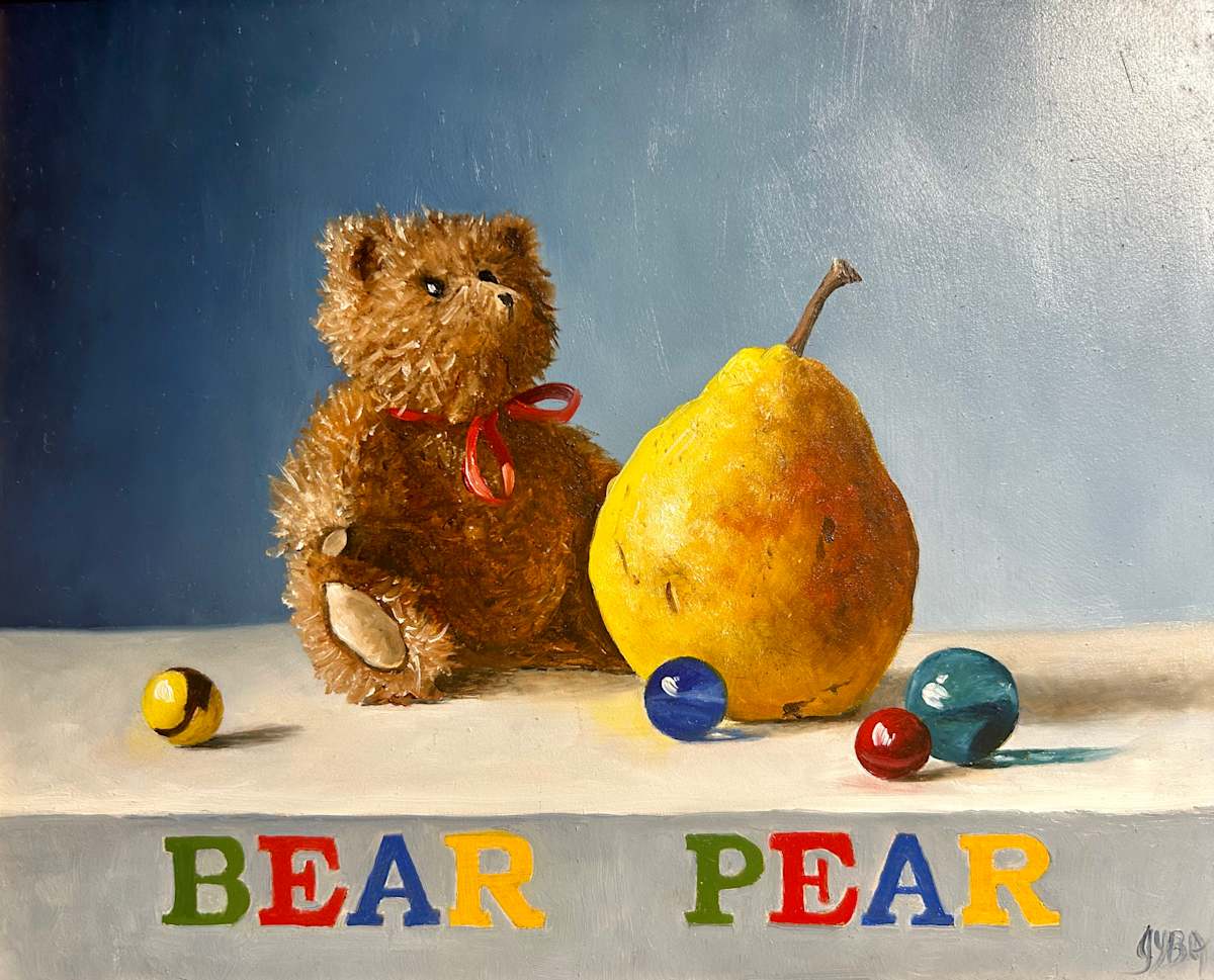 Bear/Pear by Julie Y Baker Albright, Image 2.