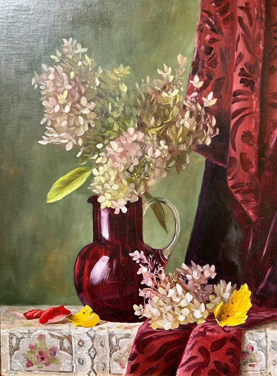 Dark Velvet Drape by Julie Y Baker Albright 