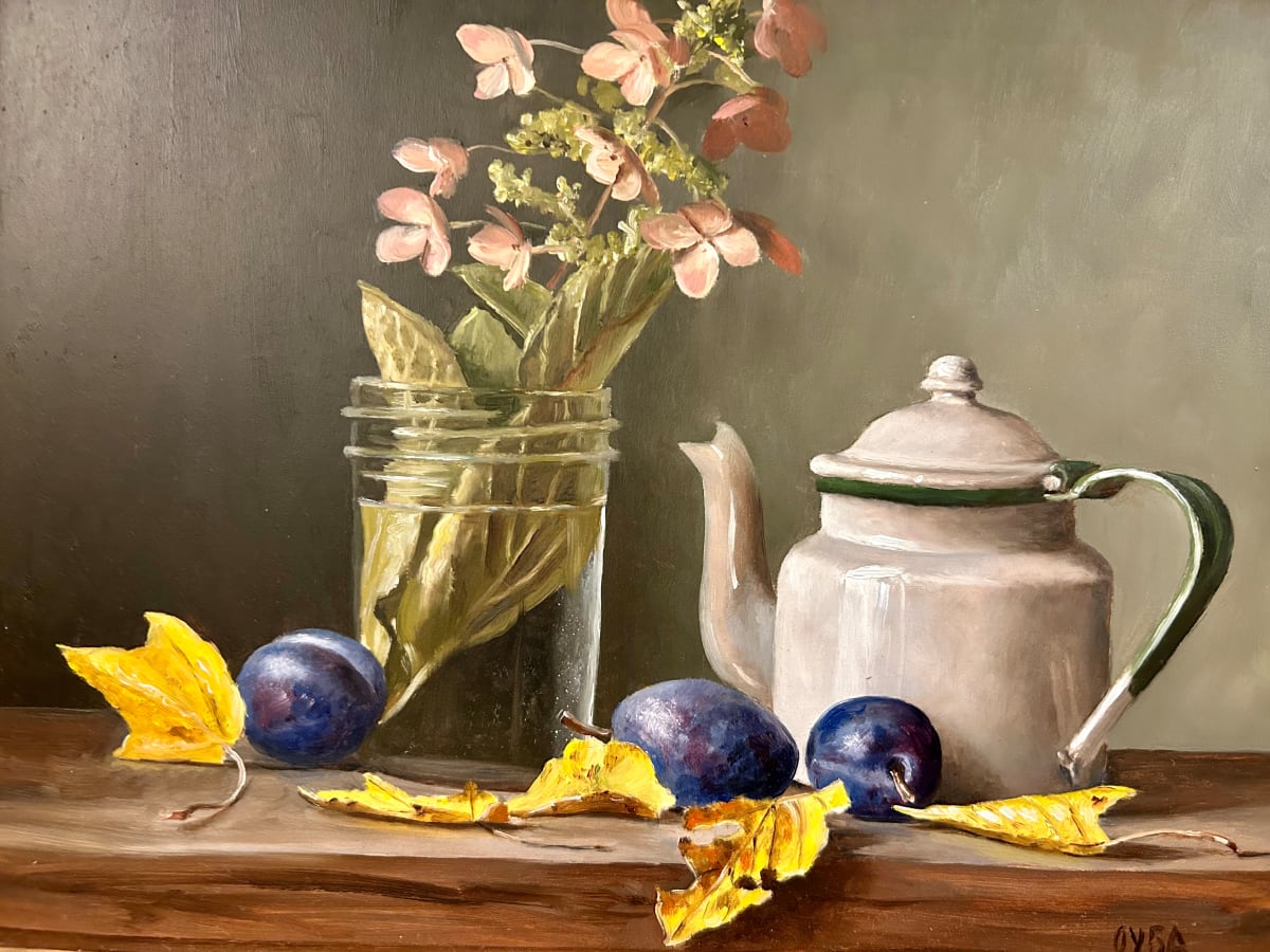 One Cup Teapot by Julie Y Baker Albright, Image 1.