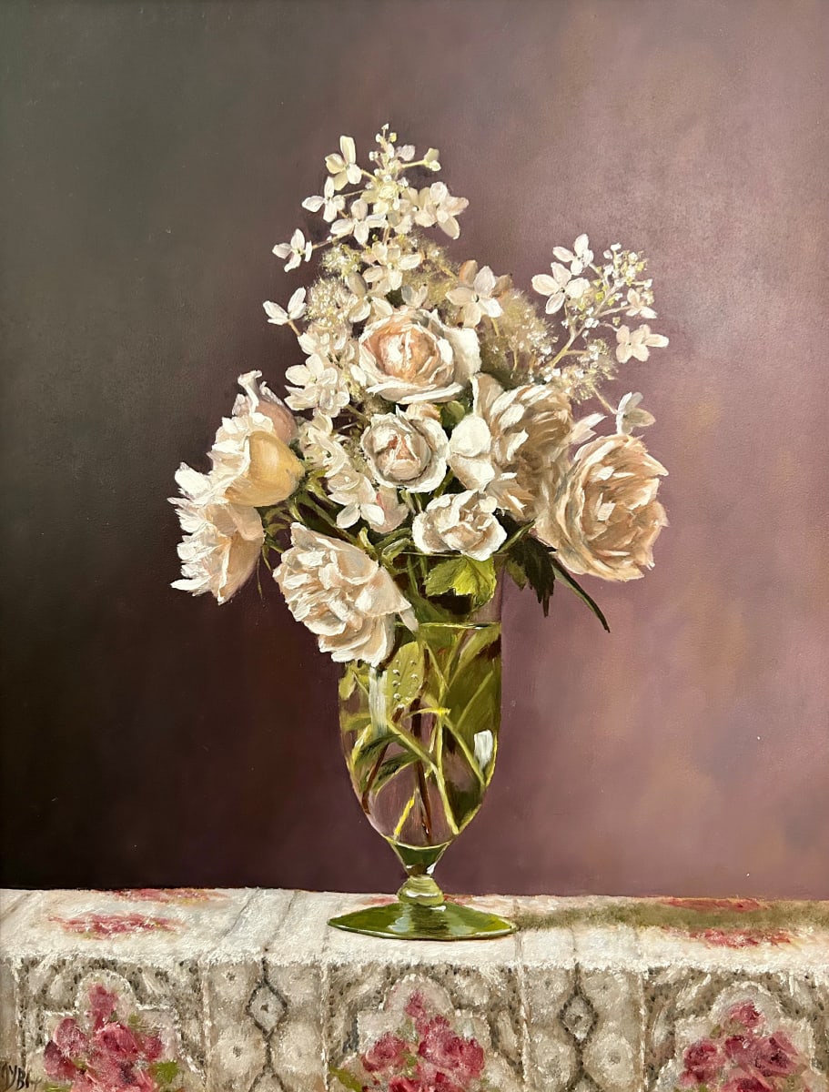 August Roses by Julie Y Baker Albright 