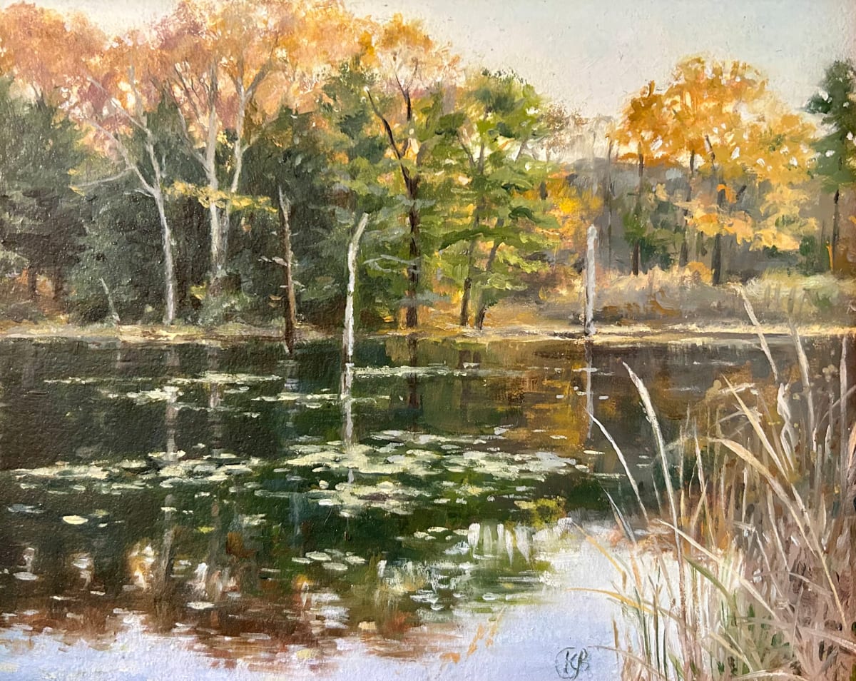 Morning Light on the Pond by Kate Beetle 