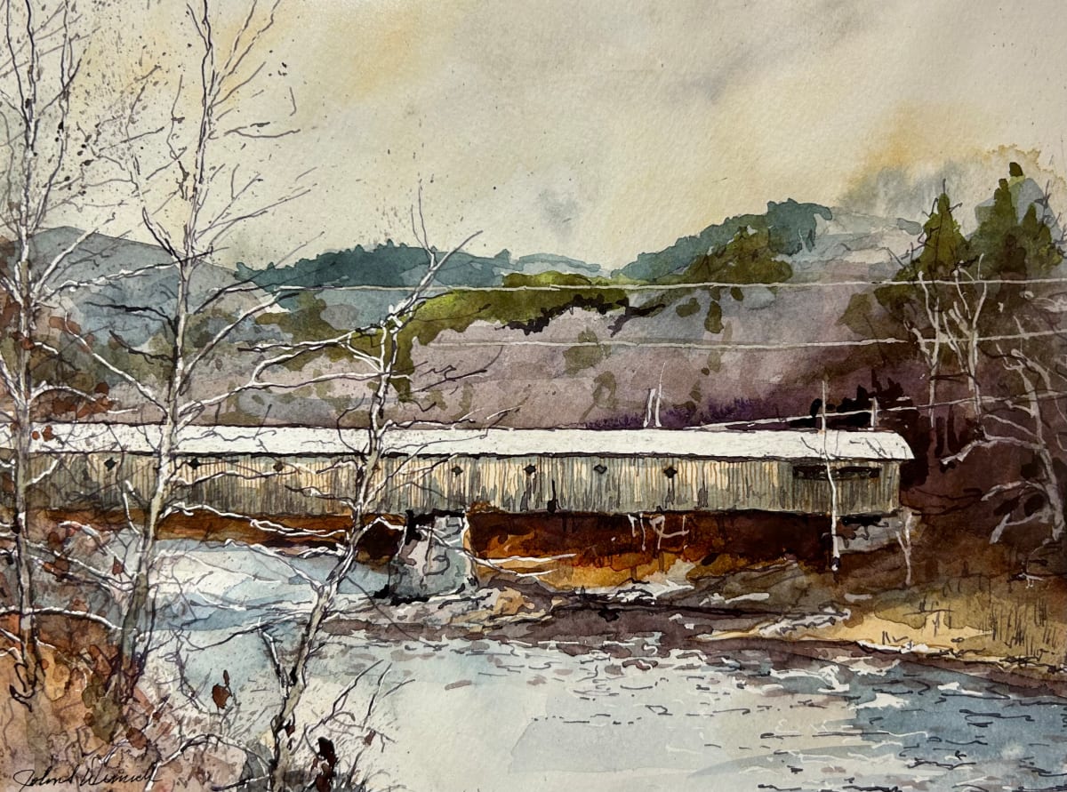 West Dummerston Bridge by John Dimick 