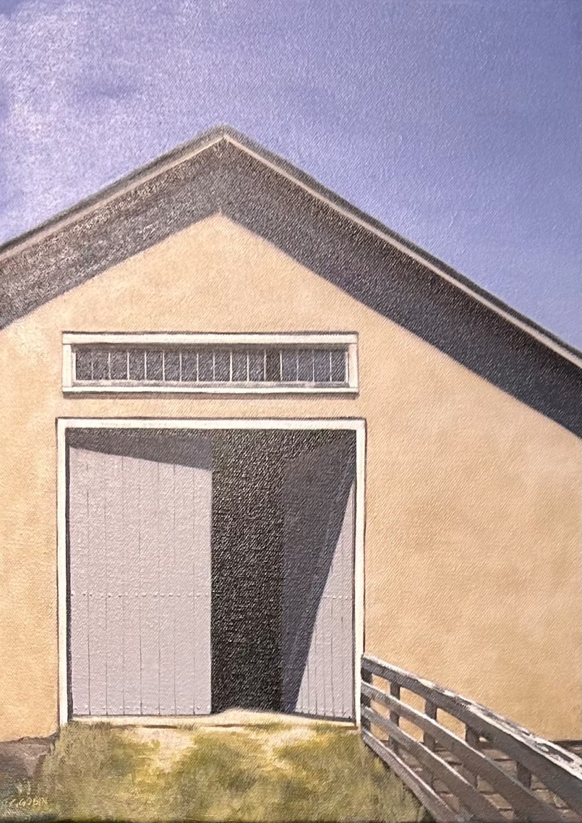 Open Barn Door by Carol Gobin 